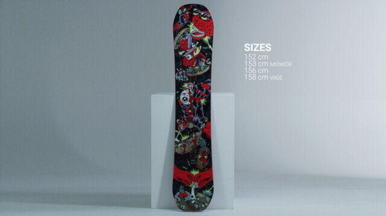 Unisex All Mountain & Freestyle Snowboard - Park & Ride 500 - Video 2