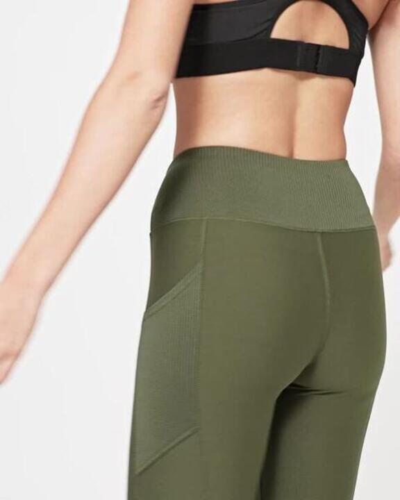 Women's Breathable Loose-Fit Fitness T-Shirt - Khaki Green - Video 2