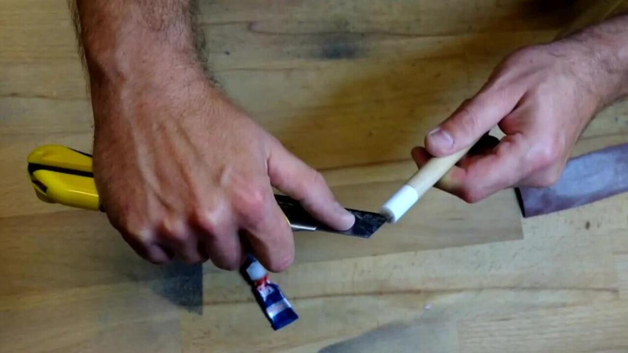 Billiards Pool Cue Tips 13mm 4 Pack - Video 2
