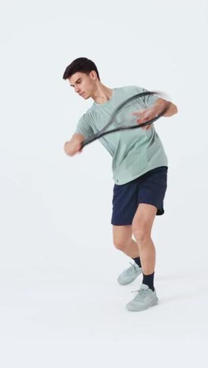 Men Tennis Shorts Dry 500 Navy Blue - Video 2
