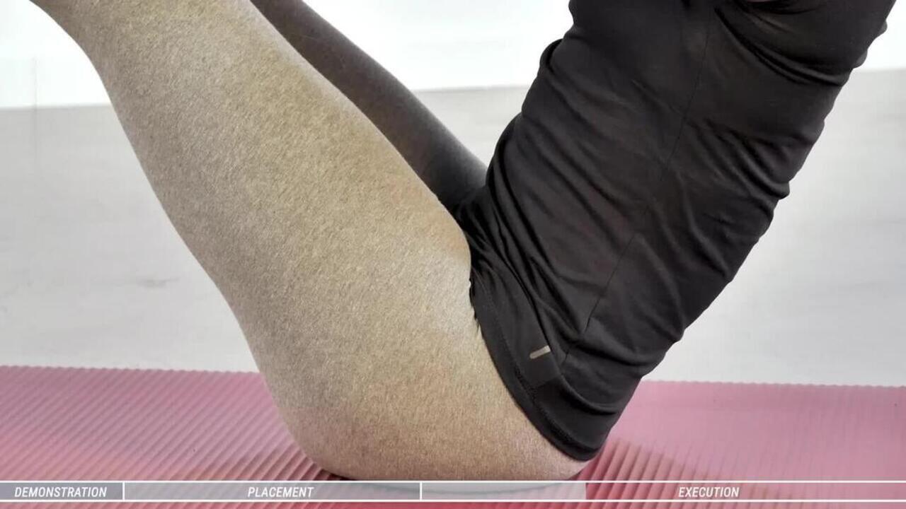 Pilates Ring with Ergonomic Grip - Black - Video 2