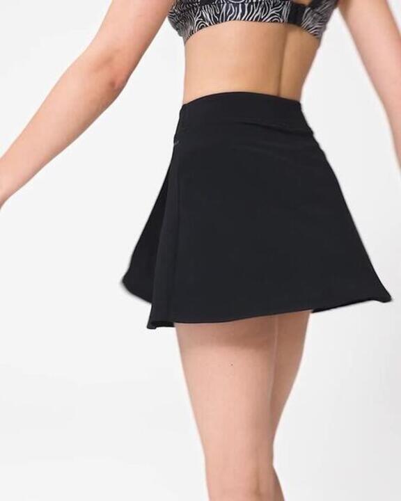 Women's Swimming Skirt Lola Comfortable & Stylish Black - Video 2