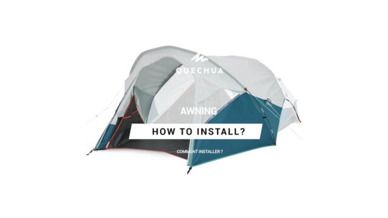 Camping awning - 2 Seconds EASY - Fresh - Video 2