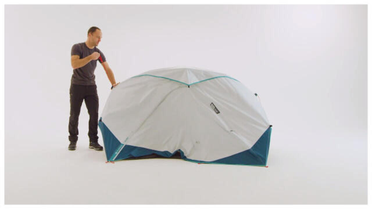 Instant 2-person camping tent, 2 Seconds Easy Fresh & Black - Video 2