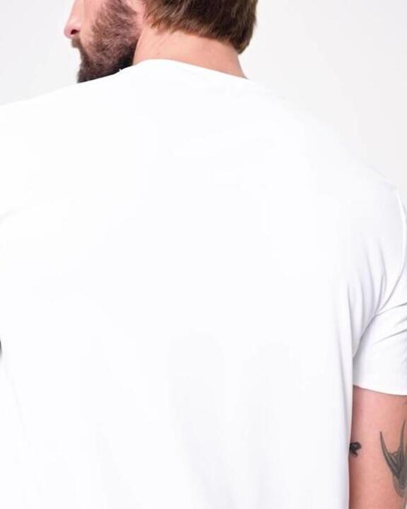 Men's Stretchable Fitness T-Shirt - Ultra White - Video 2