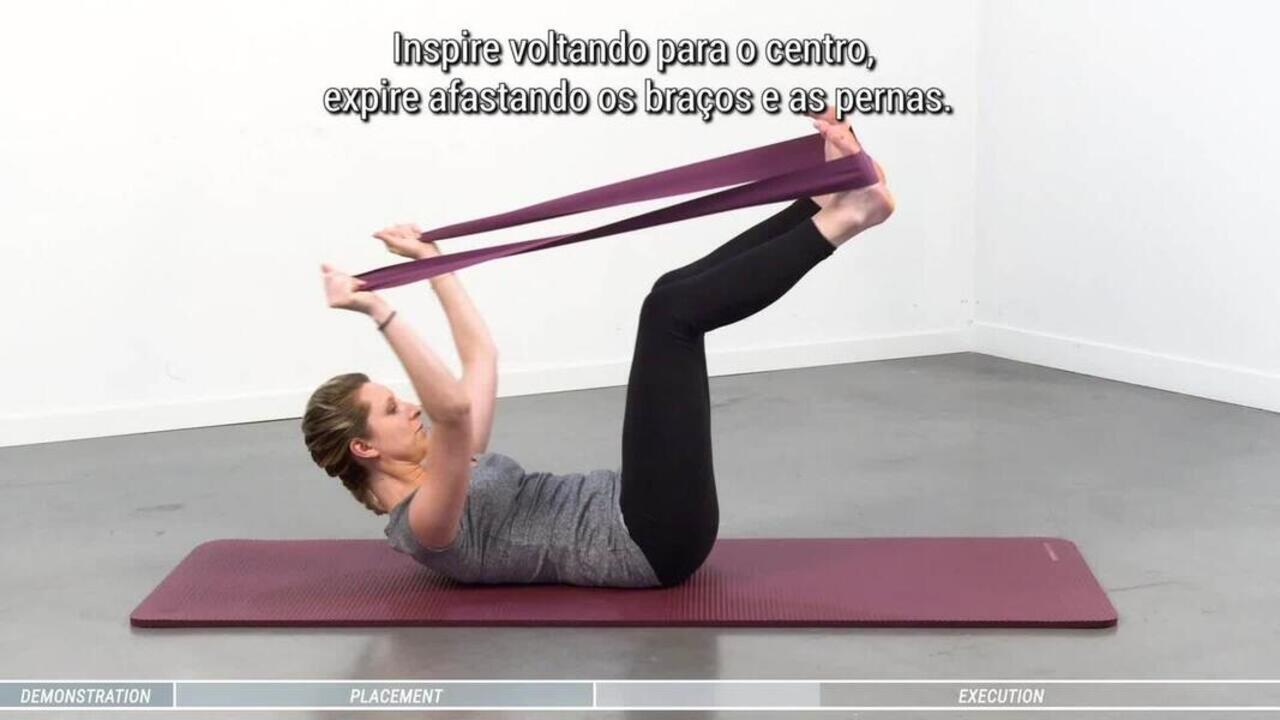 Pilates Gym Resistance Band - Low (4 lb / 2 kg) - Video 2