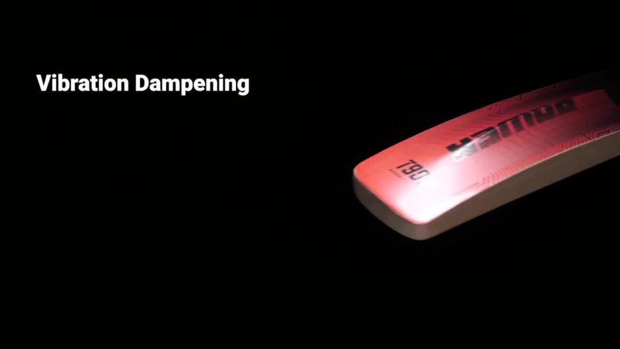 Cricket Bat for Hard Tennis Ball SH T900 Power - Blue - Video 2