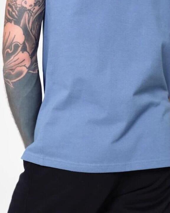 Stretchy Gym Men's Tank Top- Comet Blue - Video 2