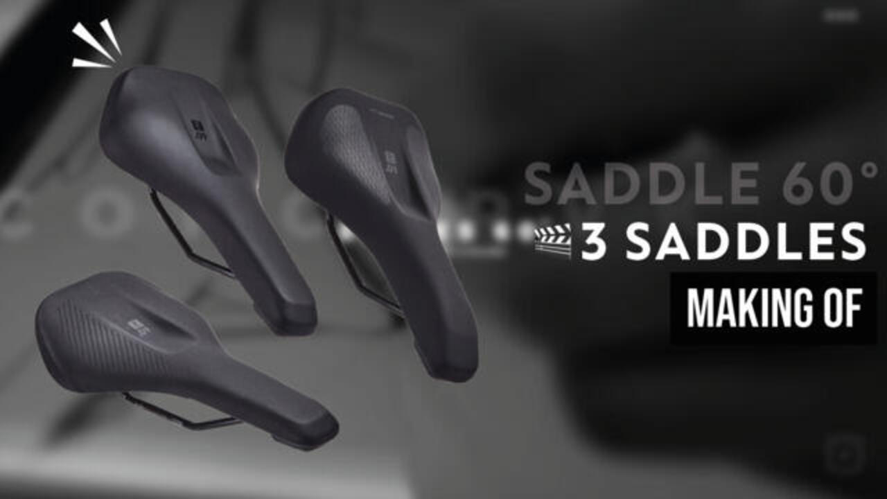 SD Memory Foam 60° Trekking/City Bike Saddle - Video 2