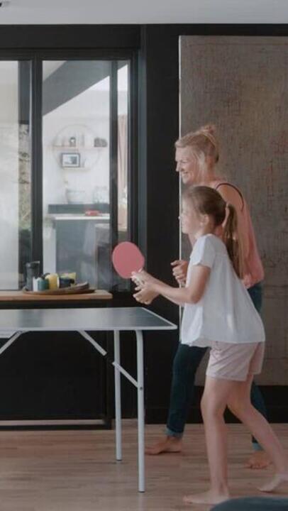 Table Tennis Table Leisure PPT100 Granite Grey - Video 2