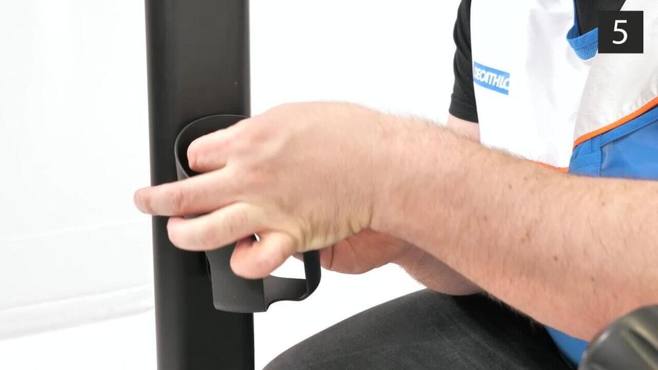 Exercise Bike with Motorised Resistance EB520 B, with Decathlon Warranty - Video 2