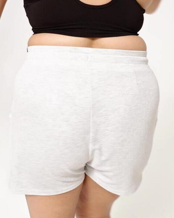 Women's Fitness Shorts 520 - Light Mottled Grey - Video 2