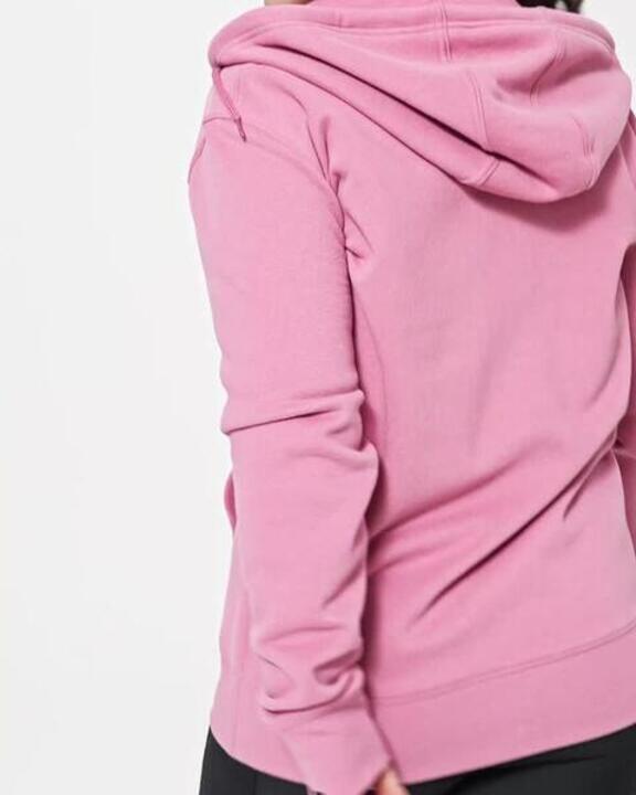Women's Zip-Up Fitness Fleece Sweatshirt - Aged Pink - Video 2