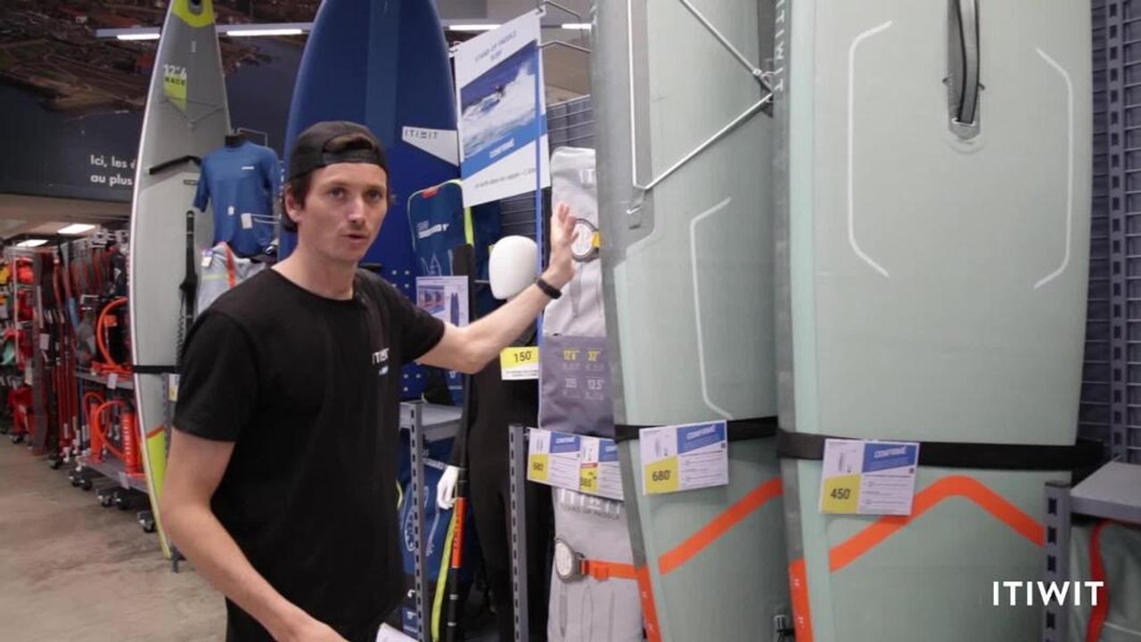 INFLATABLE STAND-UP PADDLE BOARD X500  - GREEN - Video 2