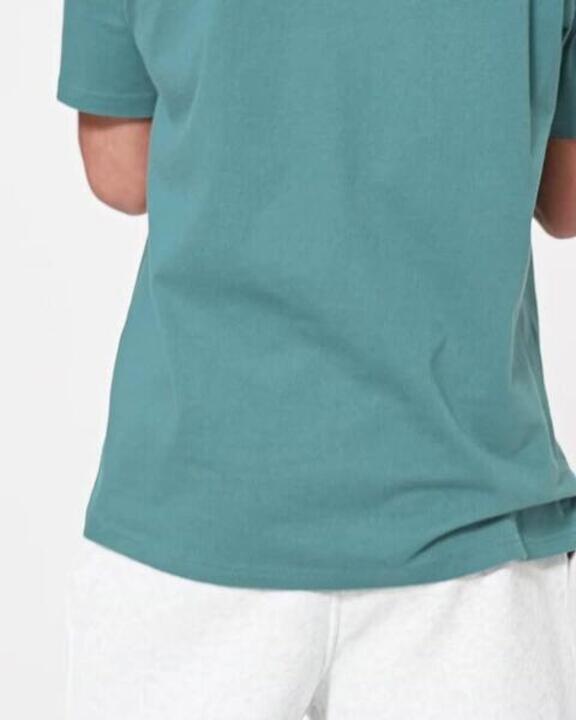 Men's Short-Sleeved Crew-Neck Fitness T-Shirt - Teal - Video 2
