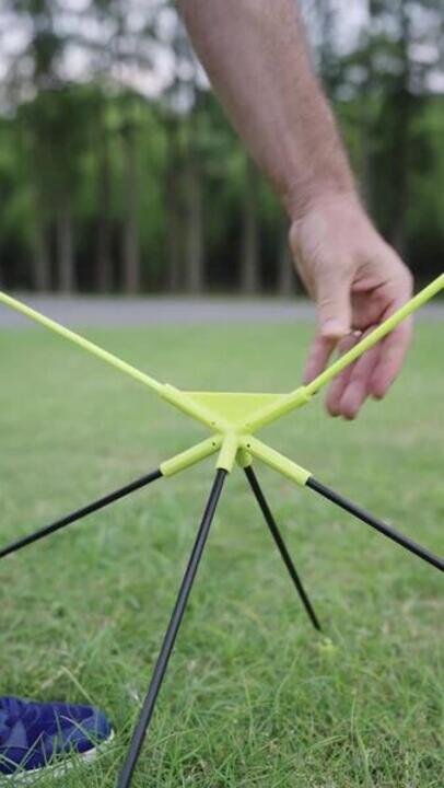 Portable Badminton Net Discover Net V2  Green - Video 2