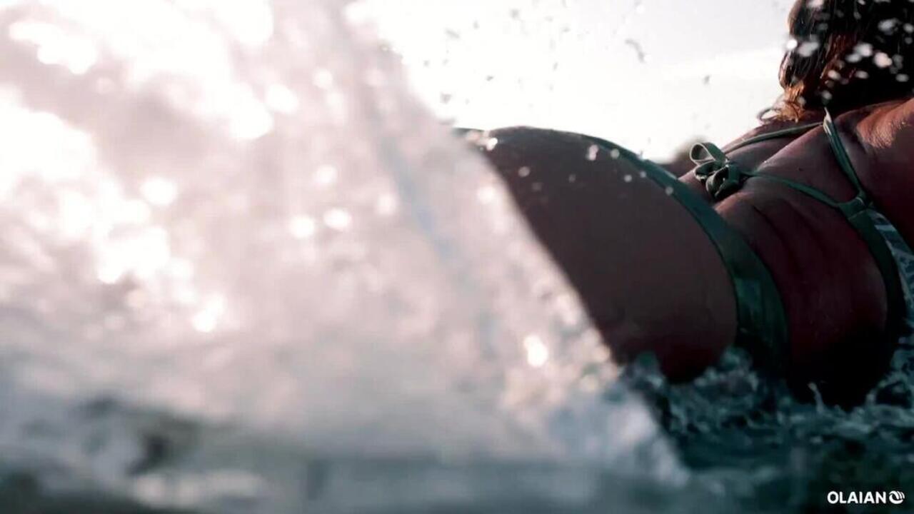 Sabi Women's Tie-Side High-Leg Swimsuit Bottom Bikini Briefs - Black - Video 2