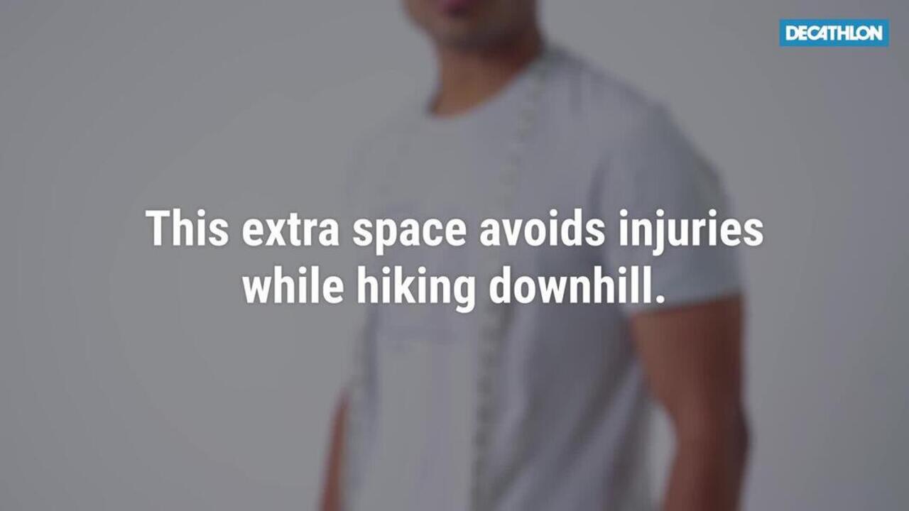 Women’s waterproof mountain Hiking Shoes - MH100 Mid -Khaki - Video 2