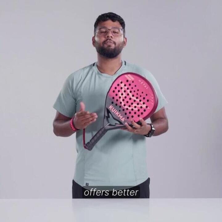 Adult Padel Racket Power Metal - Video 2