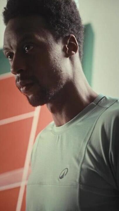 Men's Breathable Tennis Shorts Dry+ Gaël Monfils - Black - Video 2