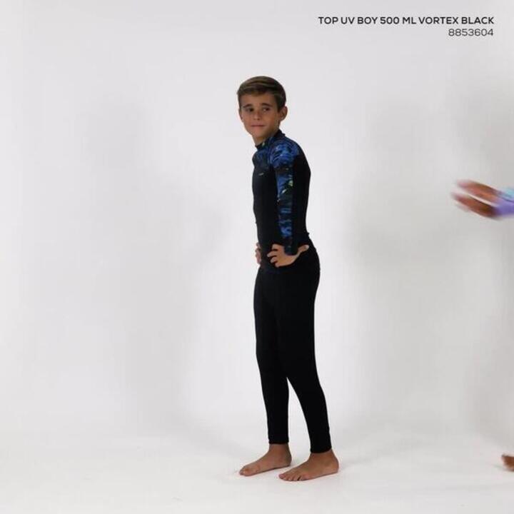 Kid’s short-sleeved anti-uv t-shirt - 100 graph orange - Video 2