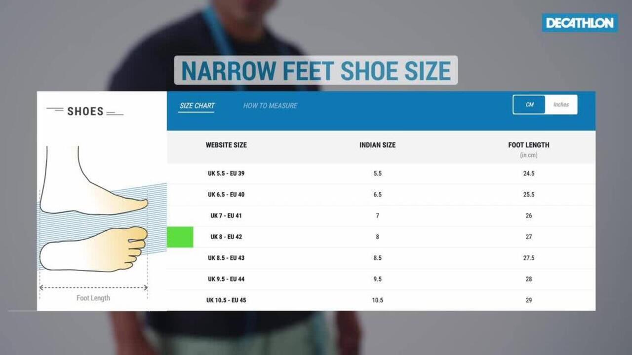 Men Running Shoes Comfort Fit, Upto 10km/week, Run Active - Blue and Brown - Video 2