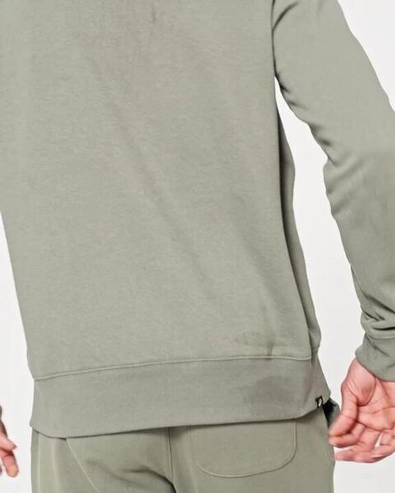 Men's Warm Fleece Sweatshirt - Khaki - Video 2