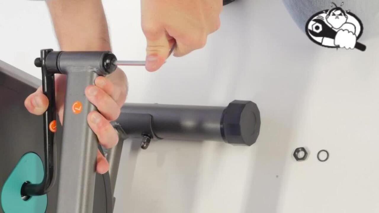 Elliptical EL120, 6kg Flywheel, 10 Resistance Levels, Cross Trainer, Max 100 kg - Video 2