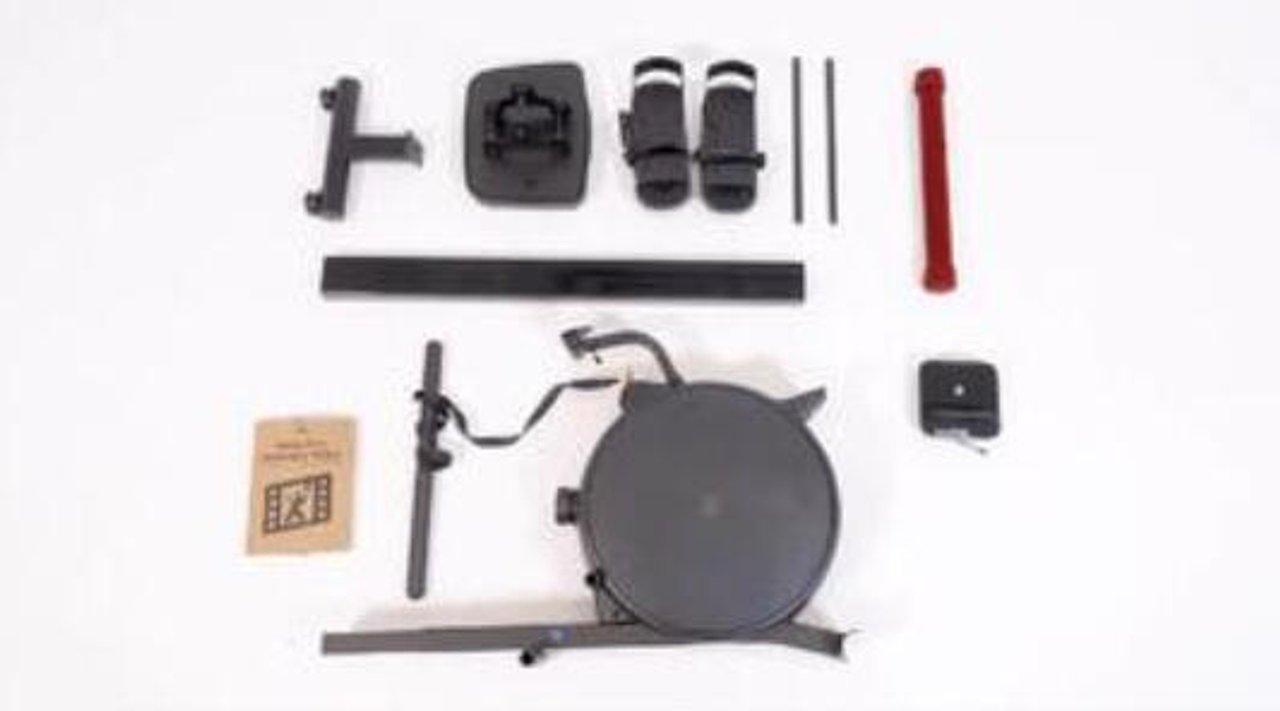 Smart rowing machine, Initial Rower 100, black - Video 2