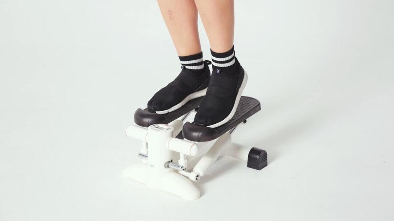 Women Walking shoes Superior Grip, Lightweight, Slip-On Shoes, PW 160 - Black - Video 2