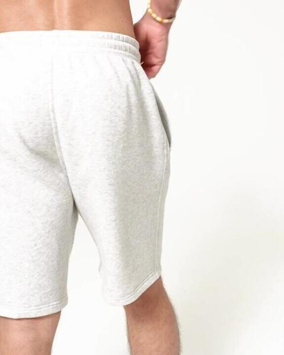 Men's Brushed Jersey Fitness Shorts with Pockets - Grey - Video 2