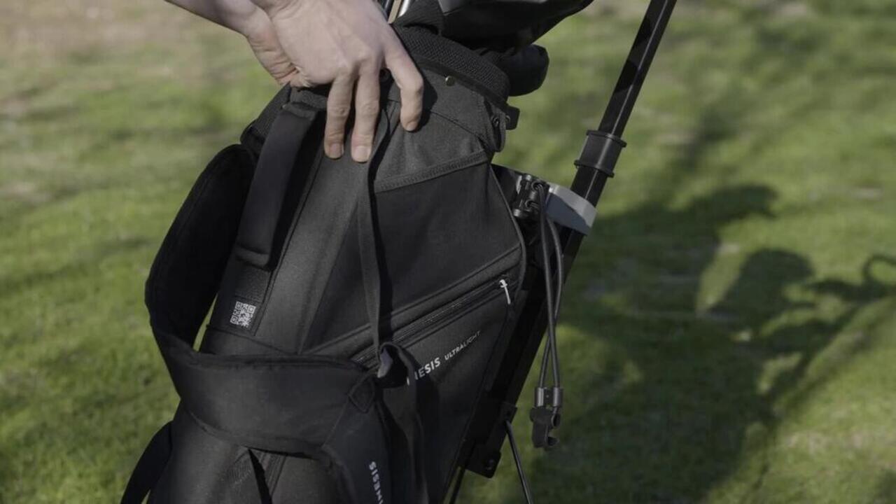 2-wheel golf trolley, Inesis 100 - Video 2