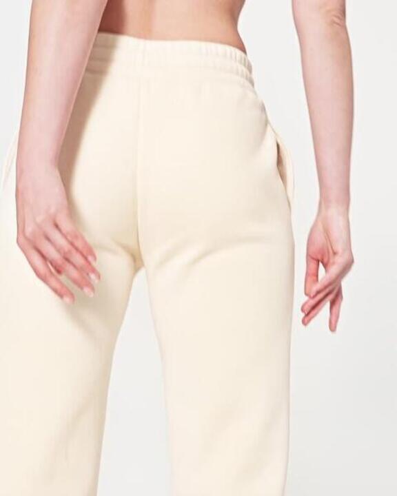 Women's fitness fleece warm pant, beige - Video 2