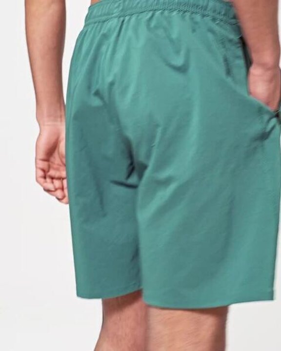 Men's Breathable Fitness Shorts with Zip-Up Pockets - Teal - Video 2