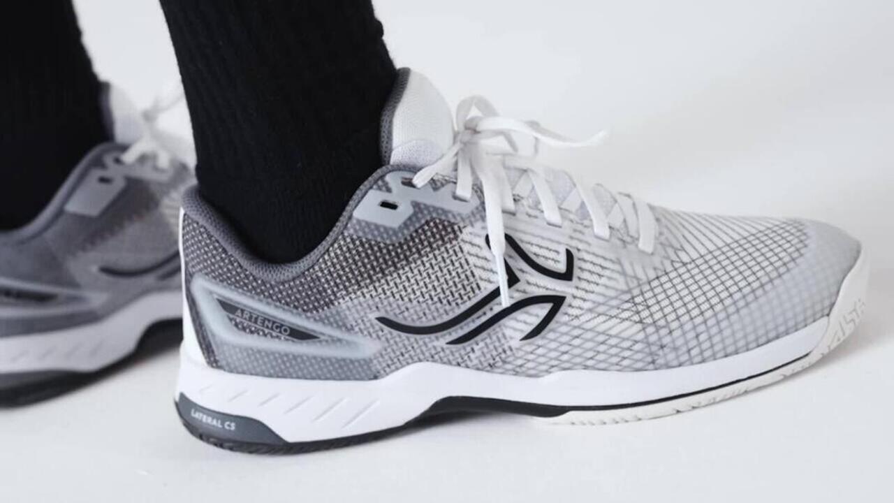 Men Tennis Shoes - Multi Court TS990 - White - Video 2