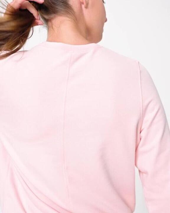 Women's Crew Neck Training Sweatshirt - Light Pink - Video 2