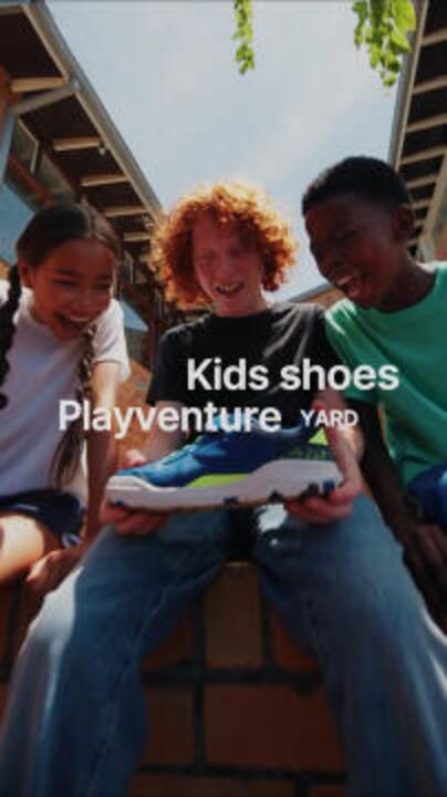 Durable Children's Playventure Shoes - Purple and Blue - Video 2