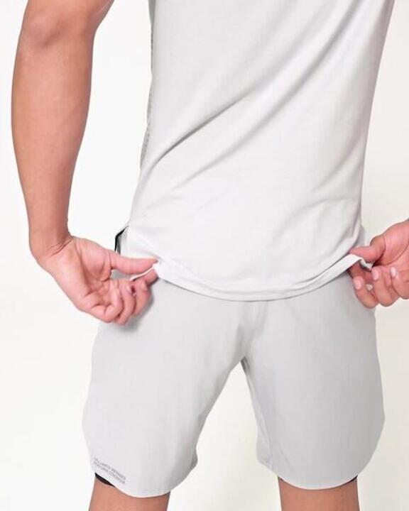 Men's Cross Training Breathable Short-Sleeved Performance T-Shirt Grey Celliant - Video 2