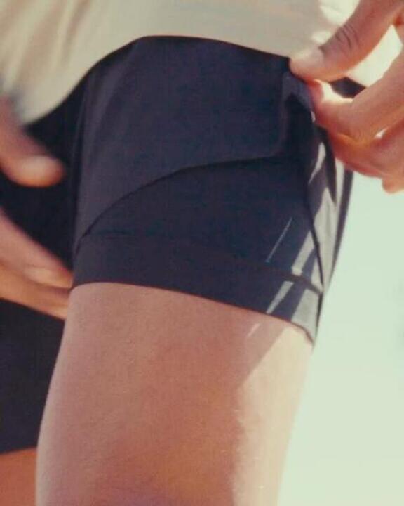 Men's 2 in 1 Running Shorts - black - Video 2