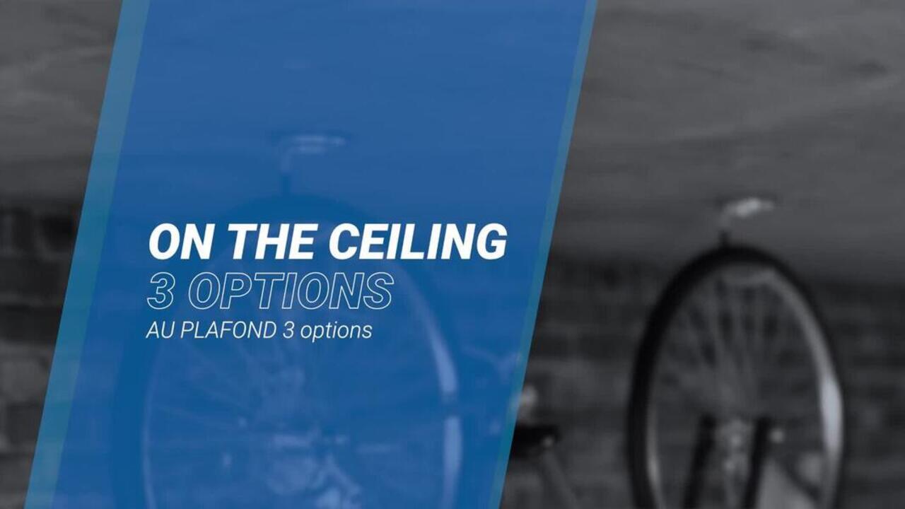 1-Bike Wall and Ceiling Rack - Video 2