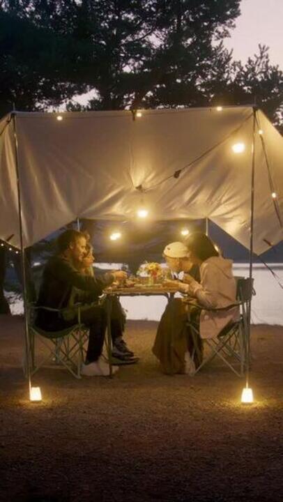Multifunction tarp camping shelter, XL Fresh - Video 2