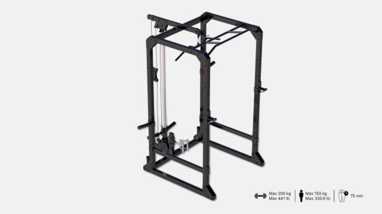 Weight Training Cage Power Rack 900 - Video 2