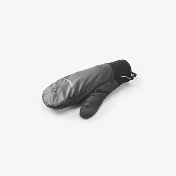 Adults’ waterproof overgloves, MT500 - Black - Video 2