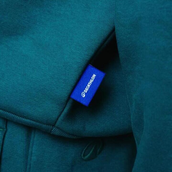 Women's crew neck sweatshirt, Elementals, Green - Video 2