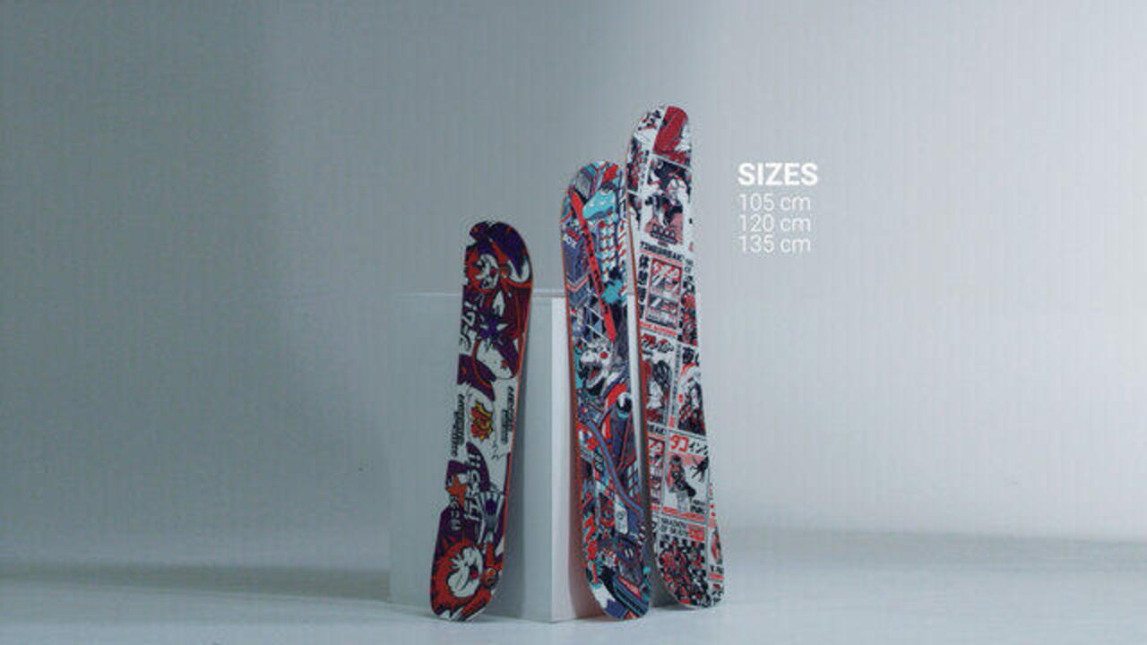 Kids' Freestyle All Mountain Snowboard- Endzone JR 135 cm