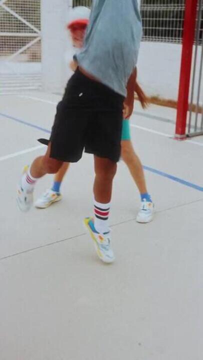 Kids' Unisex Easy-On Multisport Trainers Playful City - Blue & White - Video 2