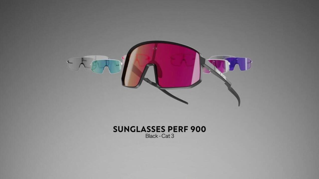 Cycling Cat 3 Sunglasses RoadR 900 Perf - White - Video 2