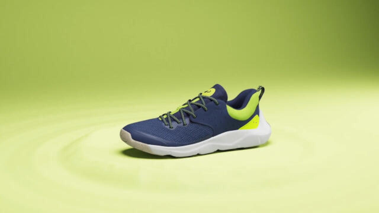 Lace -Up Playful Fast Kids Shoes - Steel Blue - Video 2
