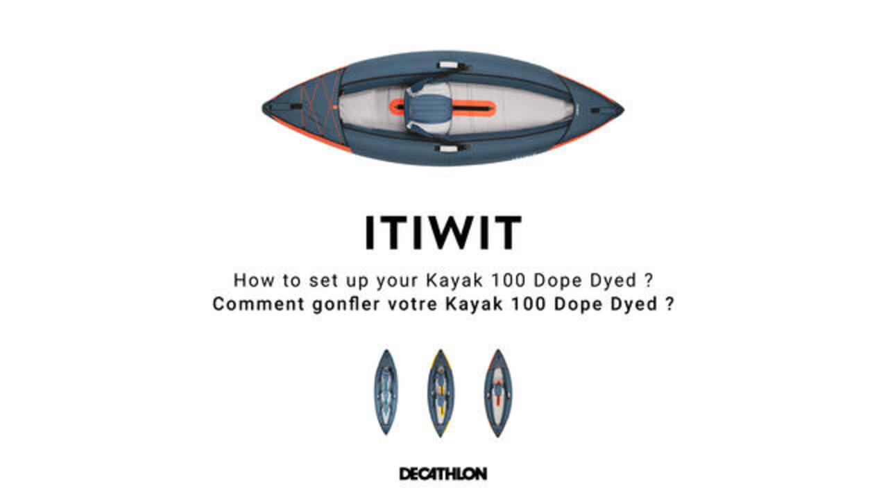Inflatable Touring Kayak 2 Or 3 Person - Video 2