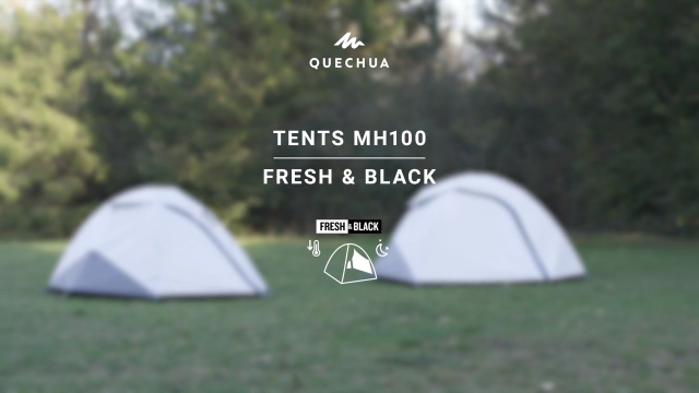 QUECHUA (ケシュア) キャンプ テント MH100 FRESH  BLACK 3人用